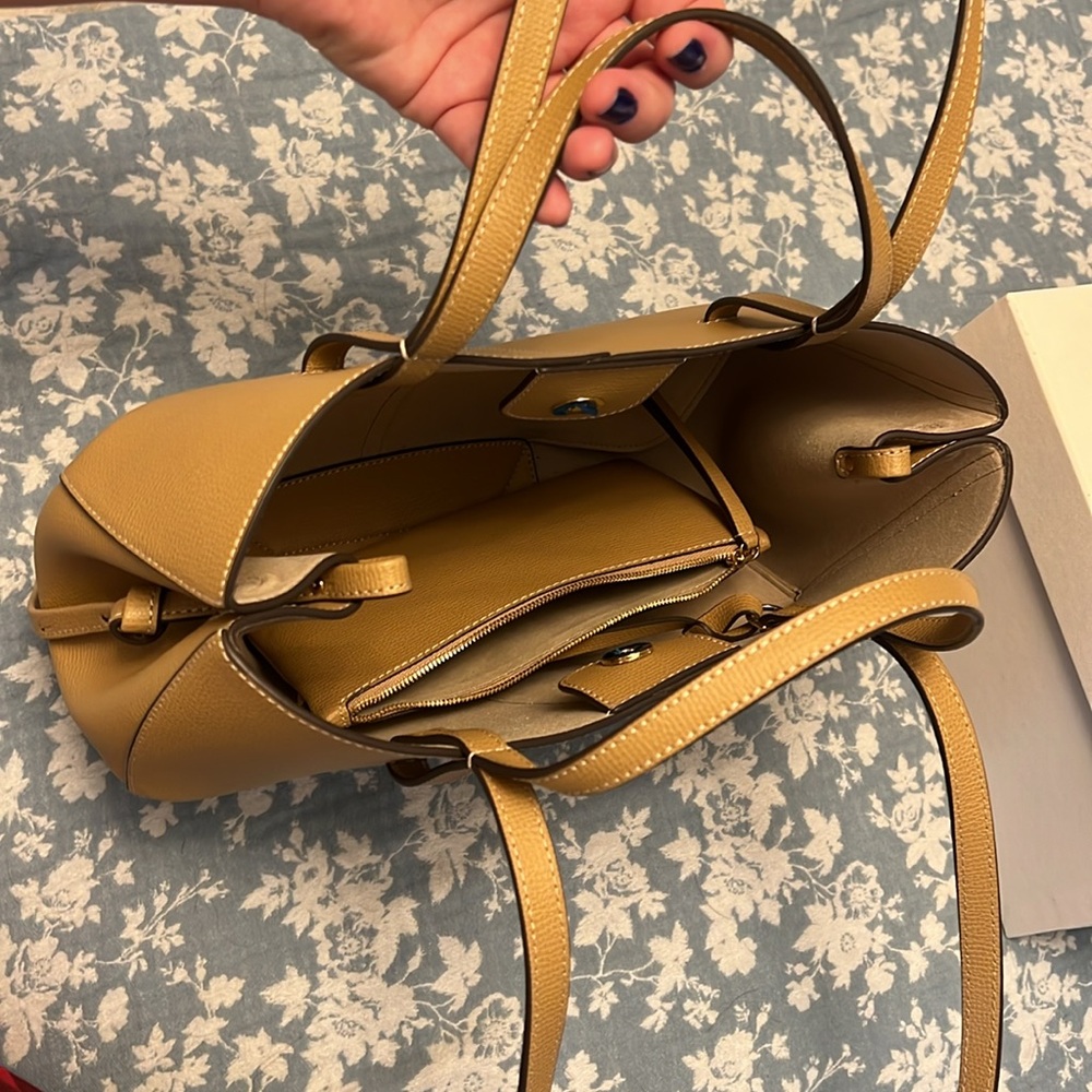 Polene Cyme Mini Ocre purse - Picture 2 of 7